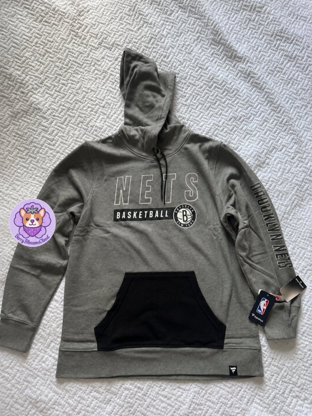 Brooklyn Nets Hoodie - NBA Basketball - Size L - NWT